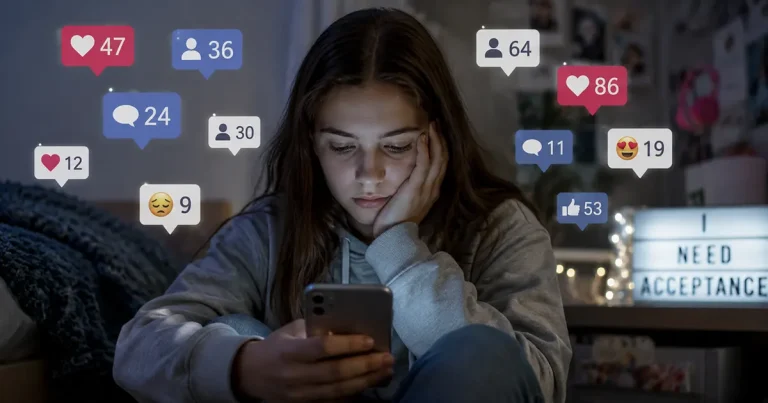 Οι ψυχολογικές συνέπειες των social media στους εφήβους και η ανάγκη για αποδοχή
